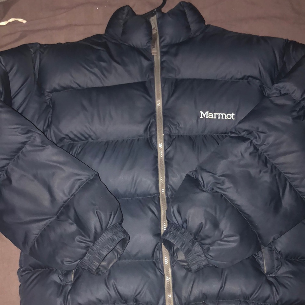 Boys Small marmot puffy coat
